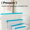 thumbnail image 4 of Thefortunately Travel Vacuum Bags, Hailoyearn 9 Pack Lightweight Storage Bags with USB Pump, Compact Vacuum Seal Space Saver for Clothes Compression Travel (9 Piece), 4 of 7