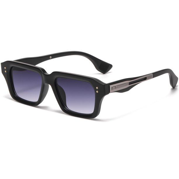 Gafas de Sol AIEYEZO Rectangulares, Marco Cuadrado de Moda con Protección UV400