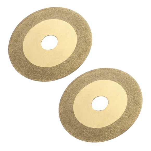 2X Rueda de Disco Rueda de Diamante Afilada para Cortar Dorado