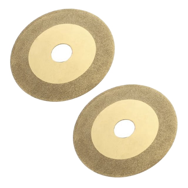 2X Rueda de Disco Rueda de Diamante Afilada para Cortar Dorado