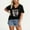 Black, variant on Plus Size Tops for Women Western Vintage Cowgirl Graphic Short Sleeve V-Neck T Shirts 2025 Summer Trendy Casual Basic Tees Black XXL