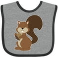 thumbnail image 3 of Inktastic Squirrel Boys or Girls Baby Bib, 3 of 4