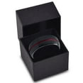 thumbnail image 3 of P. Manoukian Tungsten Wedding Band Ring 8mm for Men Women Red Black Domed Brushed Polished Lifetime Guarantee Size 9, 3 of 4