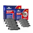 thumbnail image 3 of Front&Rear Ceramic Brake Pads For 2008-2010 2011 2012 2013 2014 CADILLAC CTS JE5, 3 of 4