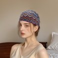 thumbnail image 5 of Unique Bargains 1pc Elegant Wide Headwrap for Hair Styling Peacock Blue, 5 of 5