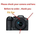 thumbnail image 2 of Bundle Kit Camera Silicone Case Skin Cover Screen Protector UV CPL Filter Lens Hood Cap For Canon EOS R7 RF-S 18-150mm STM Lens, 2 of 7