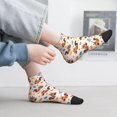 thumbnail image 2 of Pofeuu Forest Squirrel Nuts Print 30cm Socks, Adult Running Hiking Socks for Youth and Adult, 2 of 7