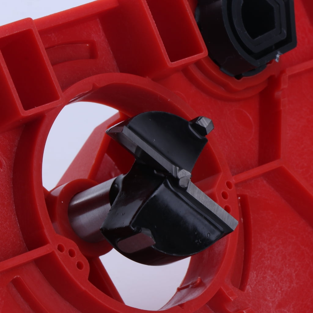 Zeiwohndc 35mm Hinge Boring Jig Woodworking Hole Drilling Guide Locator Hole Opener Set