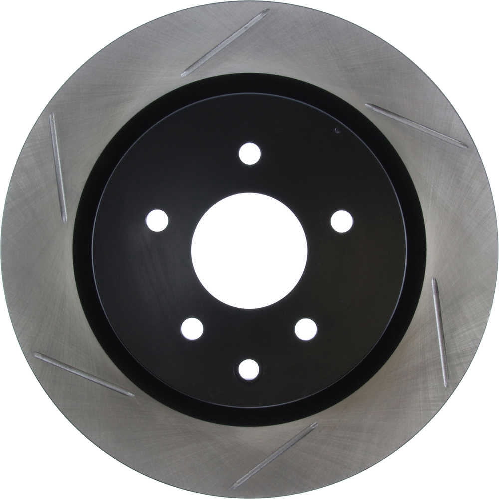 StopTech Power Slot 03-07 350z/ 03-04 G35 w/ Brembo SportStop Slotted Rear Right Rotor Fits select: 2003-2004 INFINITI G35, 2003-2008 NISSAN 350Z