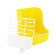 thumbnail image 1 of Tignapoo Two-in-One Rabbit Feeder with Grass Rack and Food Bowl - Durable Plastic and Stainless Steel, Ideal for Guinea Pigs and Small Pets - Adjustable for Wire Cages, Easy to Clean and Install, 1 of 6
