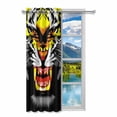 thumbnail image 2 of MKHERT Tiger Blackout Window Curtain Drapes Bedroom Living Room Kitchen Curtains 52x84 inch, 2 of 2