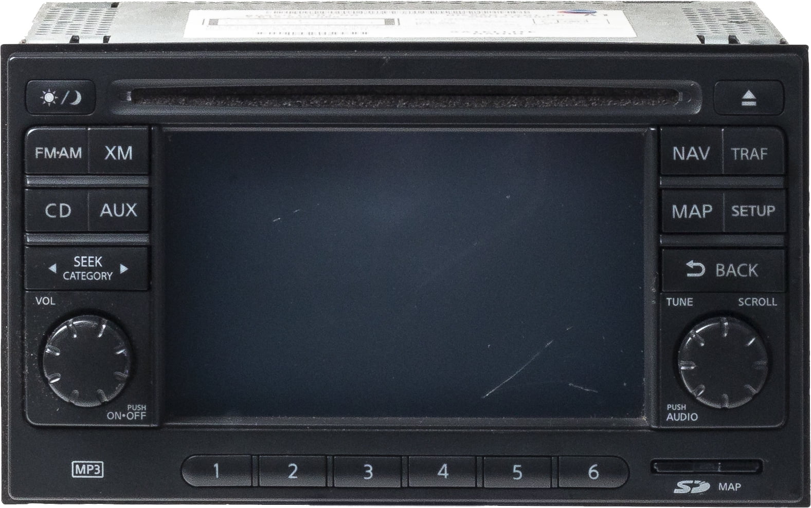 Restored 2012-14 Nissan Cube AM FM Radio CD Navigation 5" Display Model Number 259151FS0C (Refurbished)