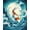 Blue, Pattern 1, variant on ODIKA 4'x6' Machine Washable Non-Slip Area Rug, Koi Pond Serenity Artistic Fish Entry Foyer Accent High Traffic Rug, Blue, 101956
