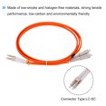 thumbnail image 4 of Unique Bargains 2 Meters 6.5Ft Fiber Patch Cable Multimode LC-SC OM1 LSZH Fiber Optic Jumper Orange For Network Transceiver 1Pcs, 4 of 6
