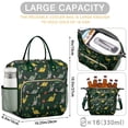 thumbnail image 5 of Dark Green Dinosaurs Christmas Pattern Womens Lunch Box for Work,Insulated Large Lunch Bag for Tween and Teen,Loncheras Para Mujer,Leakproof Adult Lunch Bag for Work,Beach,Travel,Picnic,Camping, 5 of 7