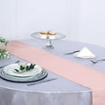 thumbnail image 4 of BalsaCircle 12" x 108" Blush Faux Burlap Table Runner Premium Polyester Linens Decorations, 4 of 8