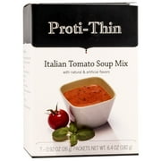 Proti-Thin - High Protein Diet Soup - Low Calorie - Low Carb - Sugar Free - Italian Tomato - 7/Box