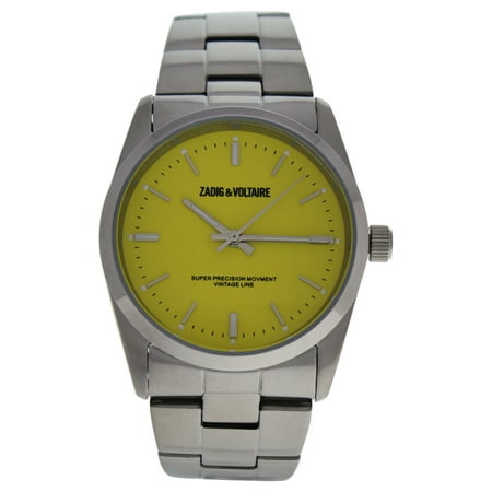 ZVF225 Yellow Dial/Silver Stainless Steel Bracelet Watch