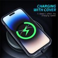 thumbnail image 5 of Jiahe Cover for iPhone 13 Pro, Slim Rubber Hybrid Shockproof Lightweight Anti-Scratch Soft TPU Case Cover,Support Wireless Charging, green, 5 of 7