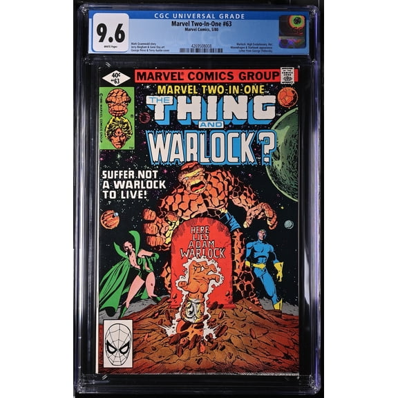 Marvel Two-In-One #63 - CGC 9.6 Comic Book