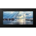 thumbnail image 2 of Amos, Andy 24x13 Black Modern Framed Museum Art Print Titled - Sunset at St. Andrews, 2 of 5