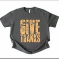 thumbnail image 3 of Give Thanks Block Distressed - Women's Heavyweight Graphic T-Shirt, 3 of 12