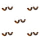 thumbnail image 2 of Minnieouse Acrylic Chandelier Earrings Stylish C Shape Earring Girls Geometric Exaggerated Jewelry Banquet Wedding Anti-lost Type2 NO2, 2 of 6
