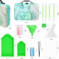 thumbnail image 2 of SURJDE 60 Slots Diamond Painting Storage Containers, Green Diamond Art Accessories and Tools Kit Box with Shockproof Jars for DIY Diamond Art Craft Jewelry Bead Rhinestones Organizer, 2 of 7