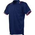 thumbnail image 4 of 3110-03-M Umpire Polo Navy, Navy Blue - Medium, 4 of 4