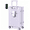Purple, variant on 20 inch Spinner Wheels USB Port Cup Holder Champagne Hardside Carry-on Luggage