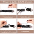 thumbnail image 4 of Fashion Women Leather Belt for Dresses Jeans Pants With Classic Round Buckle, 4 of 7