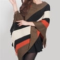 thumbnail image 2 of LEKODE Poncho Sweater Women Shawl Wraps for Women Beach Scarf Women Poncho Sweater Shawl for Women Womens Scarves Women's Winter Scarves B One Size, 2 of 4