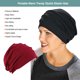 thumbnail image 2 of Minnieouse Gorro de pelo elástico, gorros, tocados, tocados ajustables a la moda, accesorios de ropa para exteriores, turbante, envoltura para la cabeza Sombreros Rojo Minnieouse AP011167-06, 2 of 6