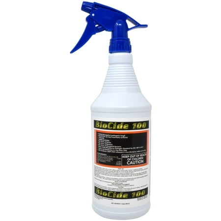 BioCide Mold and Mildew Stain Remover - 1 Quart BioCide 100 Mold Control Trigger Spray-Kill, Clean & Prevent Mold, Mildew, Germs, Viruses, Fungi and Bacteria, DIY Mold (The Best Virus Remover)