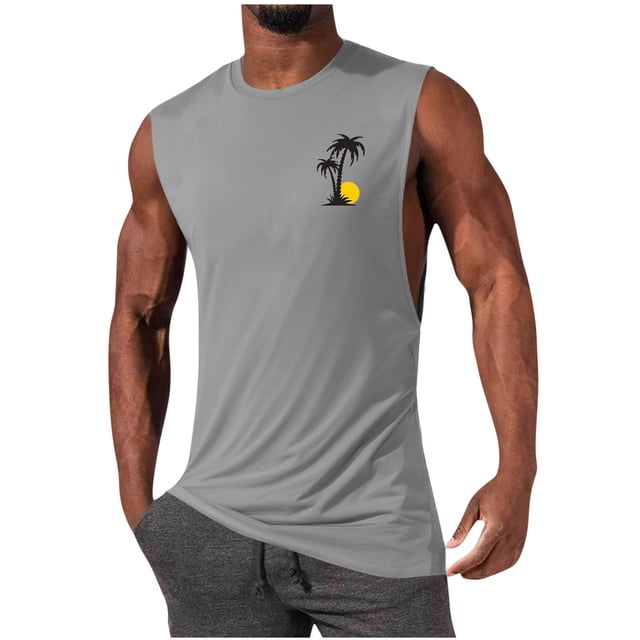 Camisetas de Algodón de Cuello Alto para Mujeres Pullover Deportivo de Alta Elasticidad sin Mangas, Cuello Redondo Tanque de Fitness para Entrenamientos Y Ocasional
