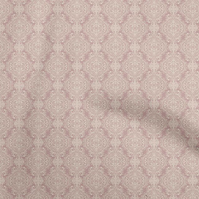 oneOone Rayon Light Pink Fabric Floral Craft Projects Decor Fabric Printed By The Yard 56 Inch Wide