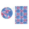 thumbnail image 3 of Birthday Party Garden Flags Outdoor Patio Decoration Flags 28x40in Cute Pink Bows, 3 of 6