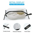 thumbnail image 3 of Uxcell Shoe Bags for Travel, Foldable Transparent Shoes Pouch, Black 4 Pack, 3 of 6