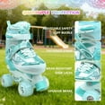 thumbnail image 3 of JZY Glitter Musical Roller Skates for Kids 3-12 - Adjustable Outdoor Skates with Light-Up Wheels, Beginner-Friendly Birthday for Boys & Girls, 3 of 7