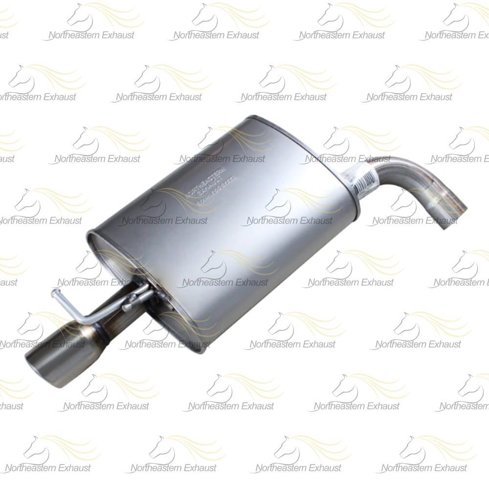 Northeastern Exhaust Passenger & Driver Side Mufflers Fits 2011-2016 Ford Explorer 3.5L & 2012-2015 Ford Explorer 2.0L - Direct Fit | Stainless Steel