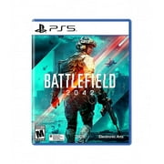 PlayStation 5 Slim Disc Edition Bundle with Battlefield 2042 and C-Gamers Dual-Controller Charger - PS5, White