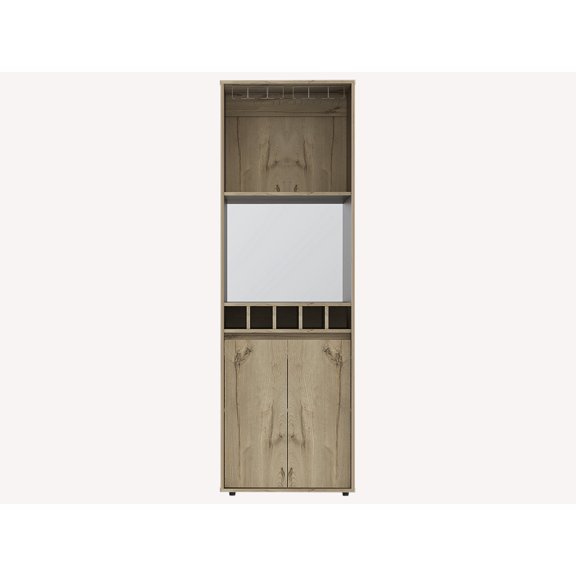 Mueble de Bar DIECSA color Camello Armable PRANA