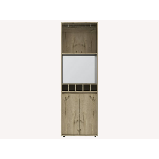 Mueble de Bar DIECSA color Camello Armable PRANA