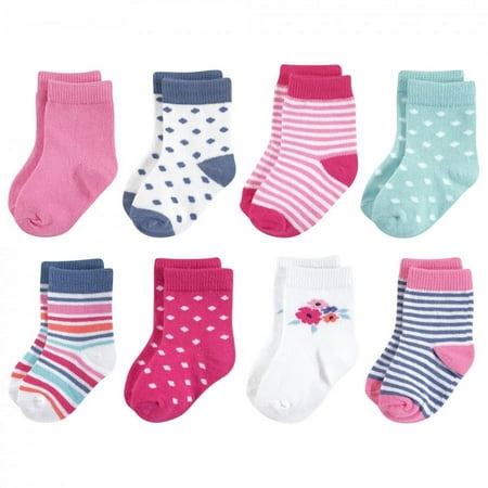 UPC: 0660168664140 | Touched by Nature Baby Girl Organic Cotton Socks  Garden Floral  12-24 Months