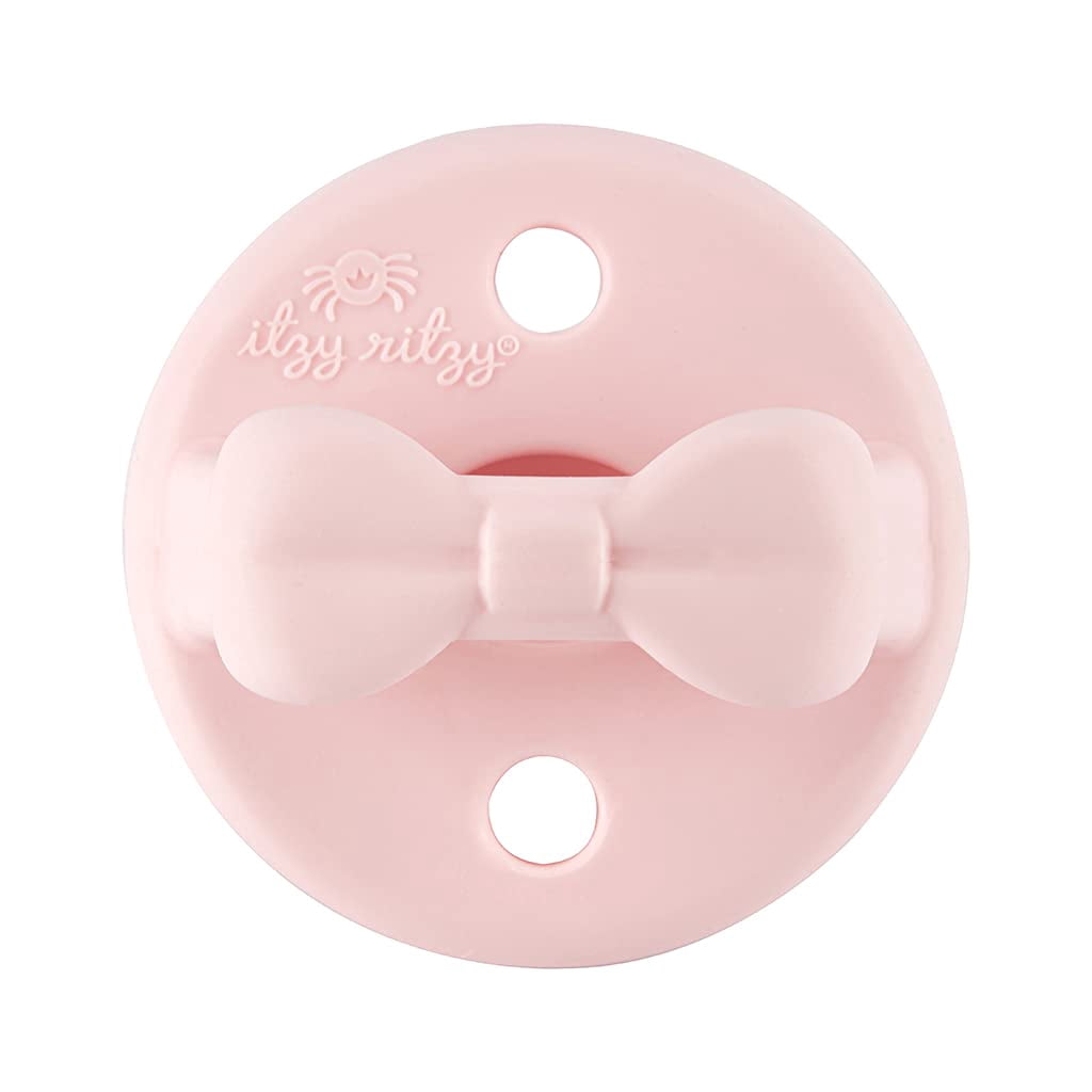 Itzy Ritzy Orthodontic Silicone Pacifier - 6-18m Ballet Slipper &Primrose