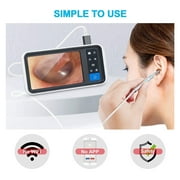 4.5 inch Screen Digital Otoscope 3.9mm Ear Wax Removal 1080P HD Ear Endoscope Camera with 6 LED 32GB Card Support Photo Video ,Various Applicable
