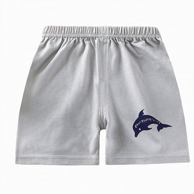 NIEWTR Boy's Performance Basketball Shorts Breathable Mesh Athletic Shorts with Pockets for Gym Games(Light Gray,6-12 Months)