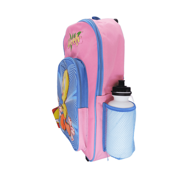 Tweety Large Rolling Backpack Water Bottle 
