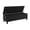 Black, variant on Storage Ottoman,Bedroom Benches for Foot of Bed,with Safety Close Hinge and Solid Wood Legs,47.5", Living Room, Entryway, Hallway (Linen, Dark Grey)