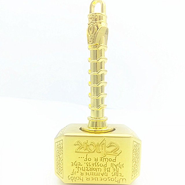 Juguete de descompresión deportivo y recreativo europeo y americano, martillo de Thor, giroscopio de metal con punta de dedo, juguete de hardware